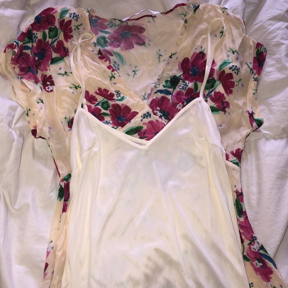ZARA FLORAL MAXI DRESS